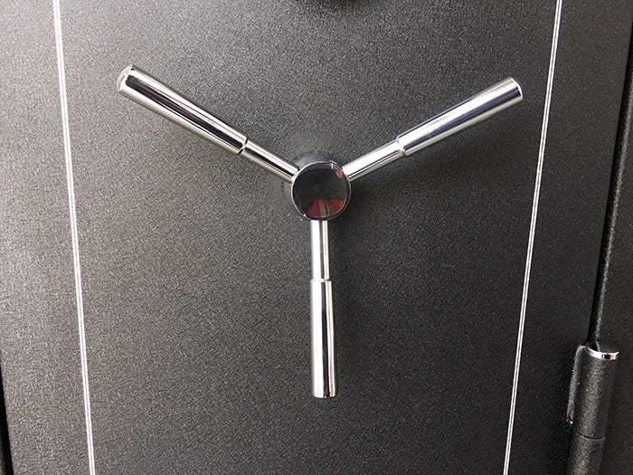 Old Glory gun safe three prong handle
