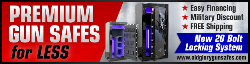 Old Glory premium gun safes for less with easy financing